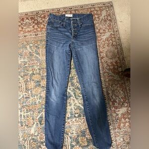 Madewell Dark Blue Skinny Jeans
